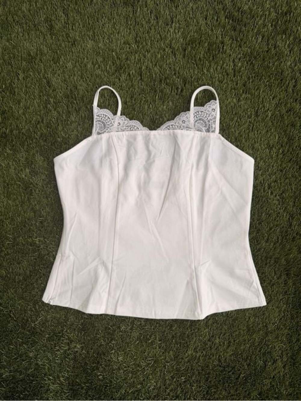 White Tank Top Size XL | Brand New Casual Basic